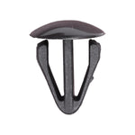 12mmx15mm Black Nylon Single Head Christmas Tree Retainer, 15mm Head