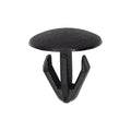 11mmx15mm Black Nylon Single Head Retaining Clip, 18mm Head
