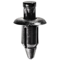 6mmx8mm Black Push-Type Retainer with Drive Pin, 12mm Head