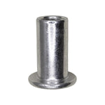 3/8"-16 Large Flange Thin Sht Nutsert, 0.115"- 0.200" Grip, Zinc