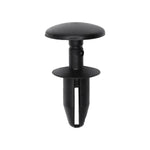 6mmx14mm Black Push-Type Retainer with Closed End, 14mm Head