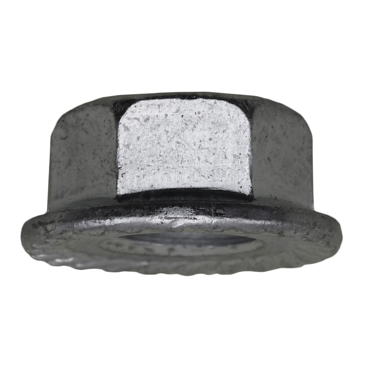 M8-1.25 Spin Lock Nut with Serration, Zinc