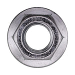 M8-1.25 Spin Lock Nut with Serration, Zinc