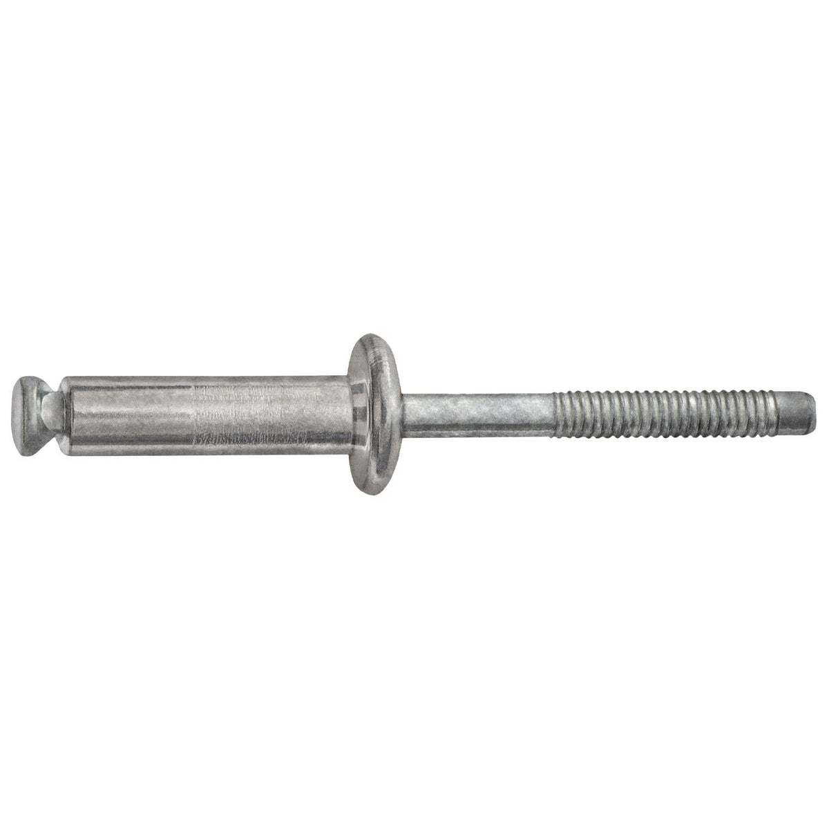 1/4" Glass Stop Peel-Type Rivet, 33/64"-19/32" Grip, Aluminum Body, Steel Mandrel