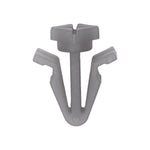 Gray Nylon Grille Clip, 21.5mm Overall Height