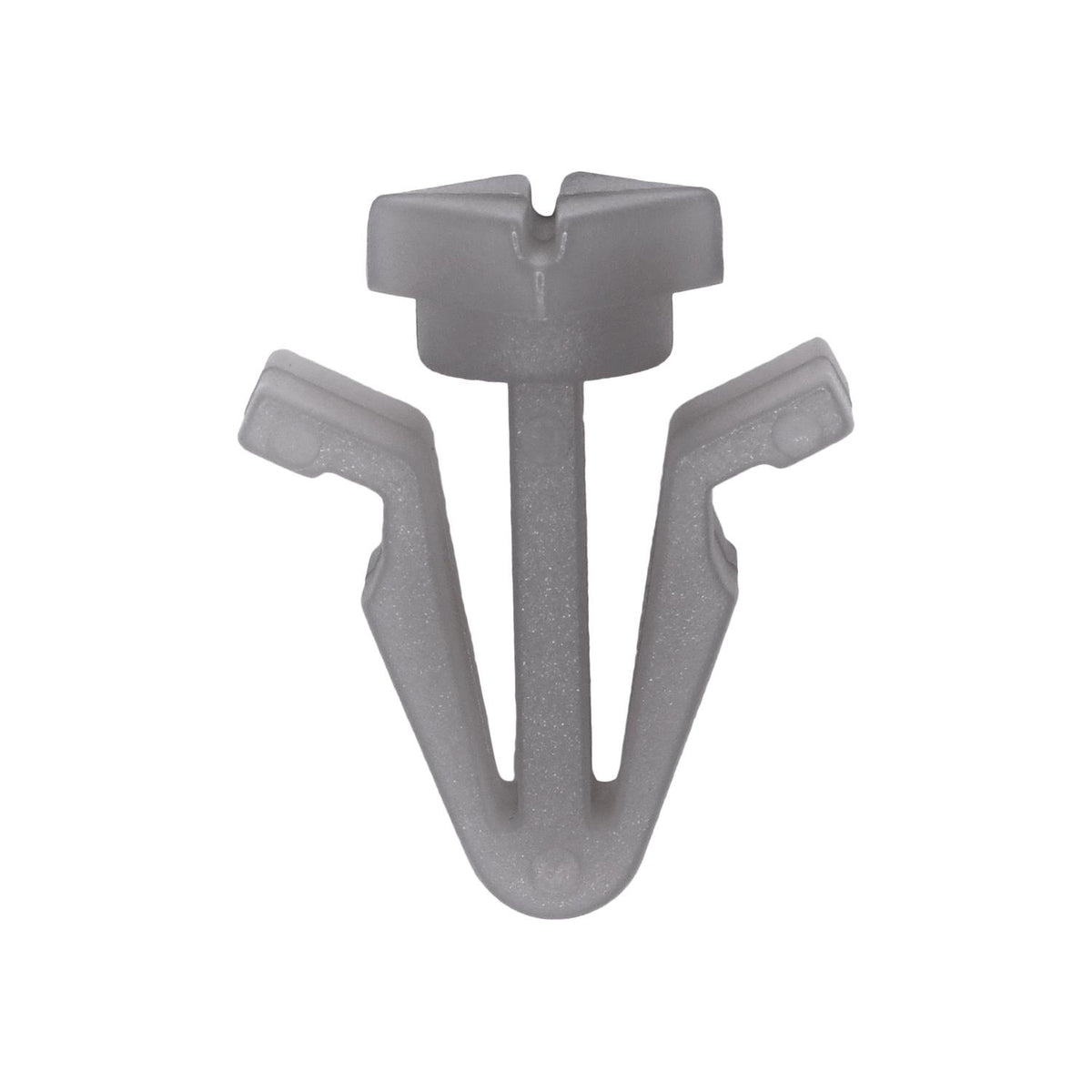 Gray Nylon Grille Clip, 21.5mm Overall Height