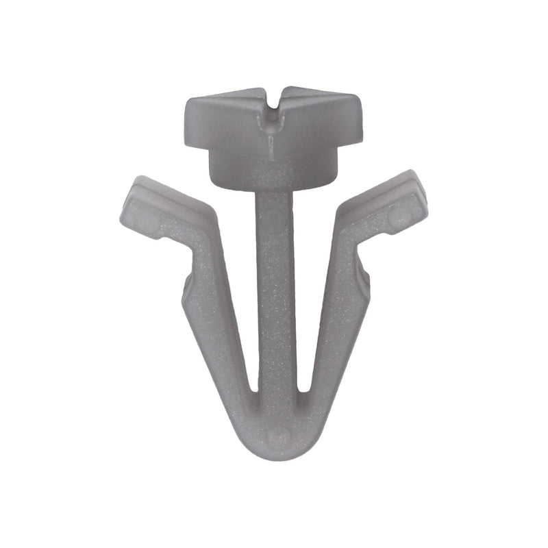 Gray Nylon Grille Clip, 21.5mm Overall Height