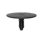 5/16"x29/32" Black Nylon Single Head Hood Insulation Christmas Tree Retainer, 1-3/4" Head