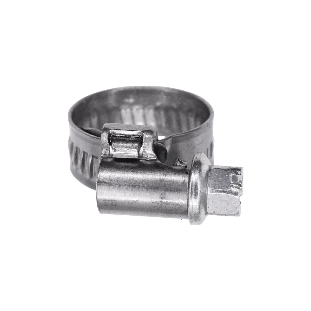 3/8" Hose Clamp, Zinc Plated Steel Screw