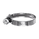 1-3/16" Hose Clamp, Zinc Plated Steel Screw