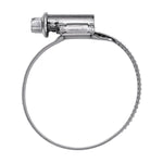 1-3/16" Hose Clamp, Zinc Plated Steel Screw