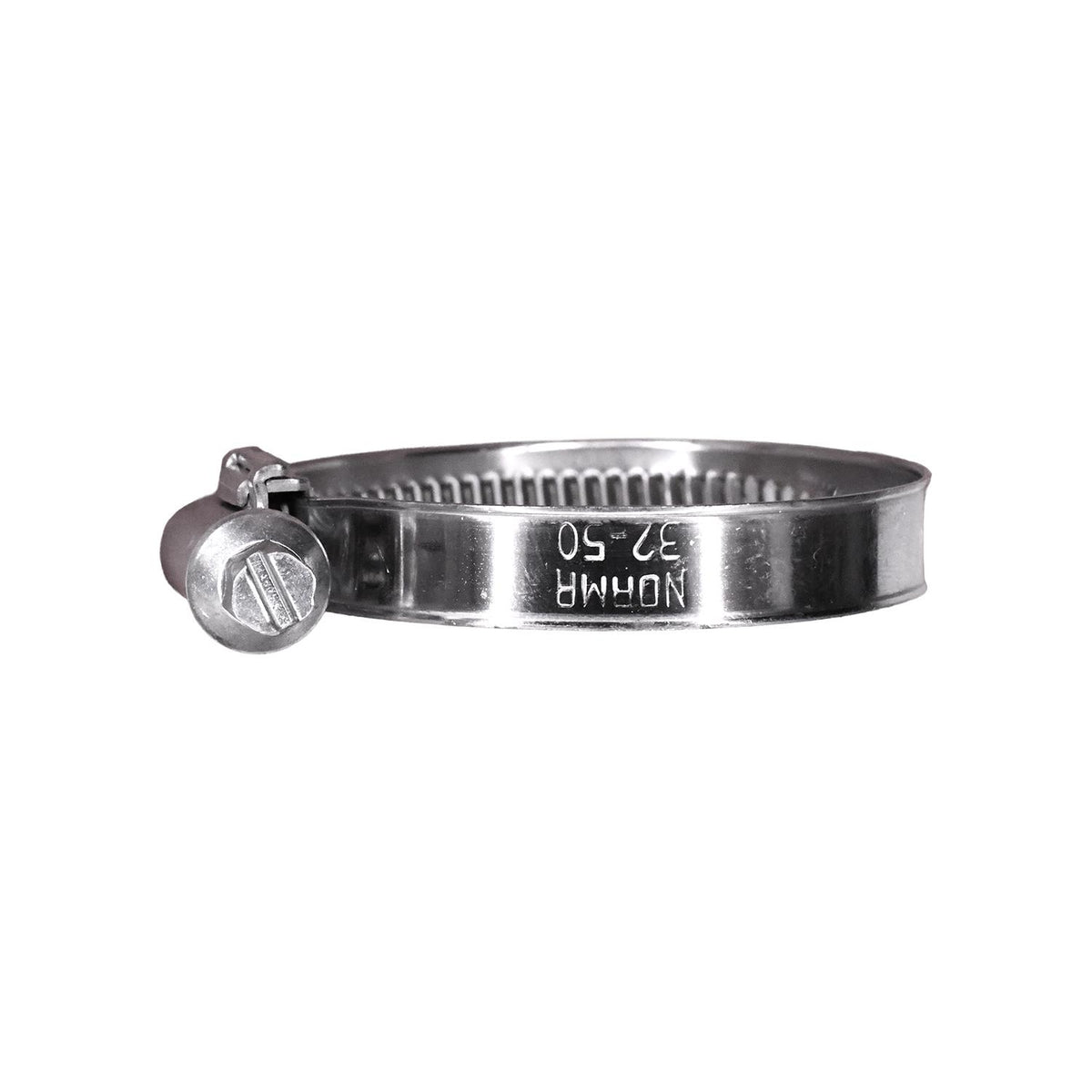 1-1/4" Hose Clamp, Zinc Plated Steel Screw