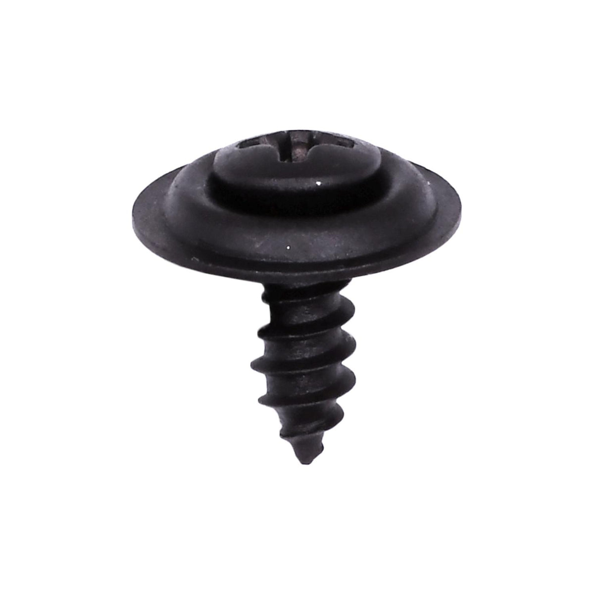 #8x1/2" Phillips Oval Head SEMS Countersunk Tapping Screw Ox, Type A/AB, Black Oxide