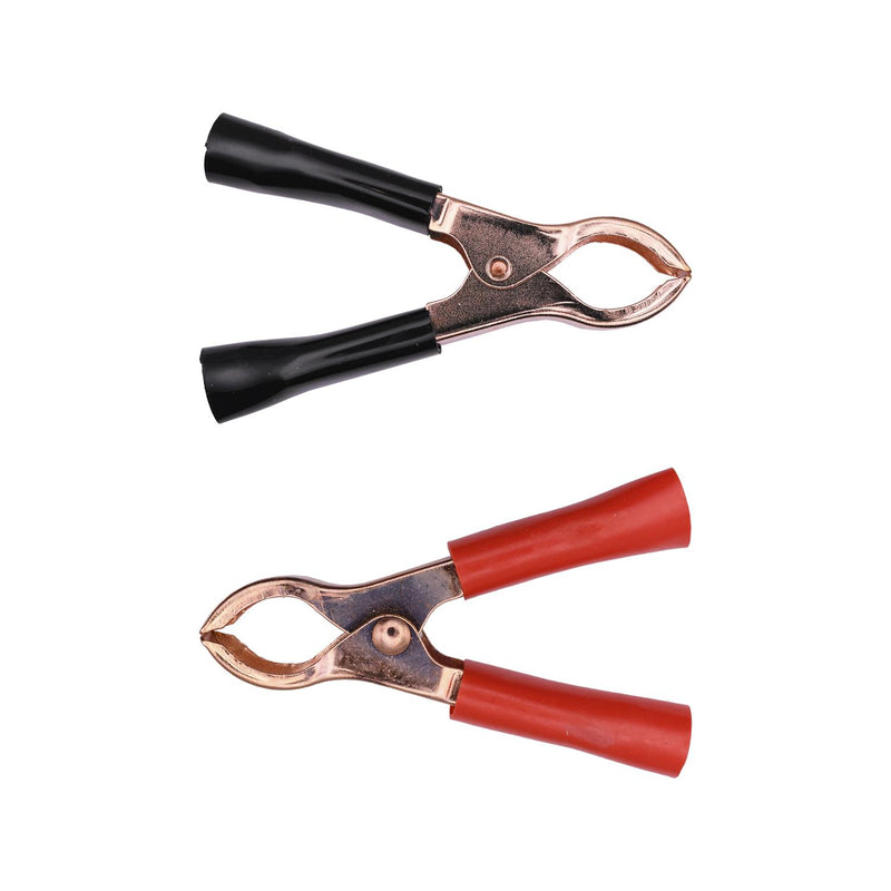 3" 1 Red, 1 Black Test Clip 50 Amp Red And Insulator