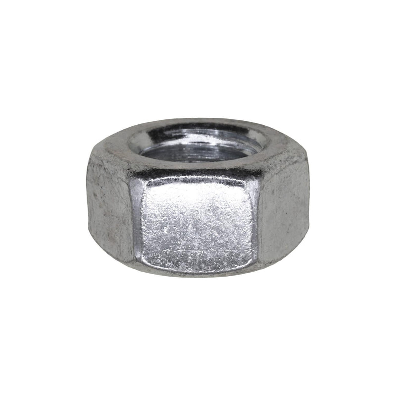 9/16"-12 Grade 5 Hex Nut USS, Zinc