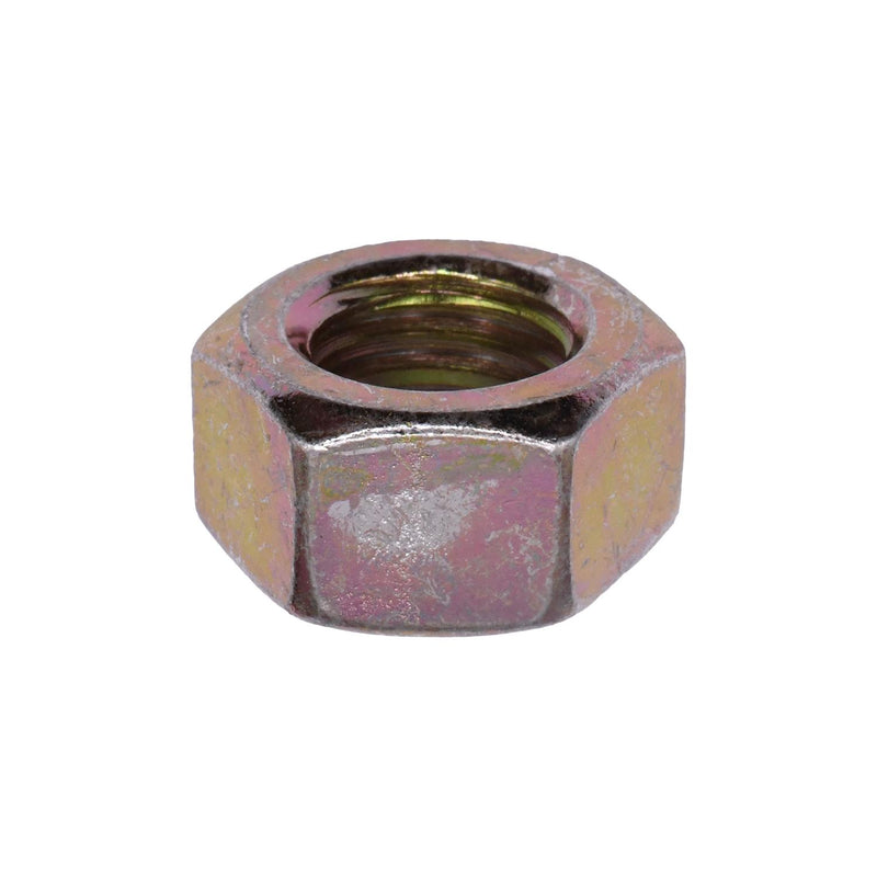 9/16"-12 Grade 8 Hex Nut USS, Yellow Zinc Chromate