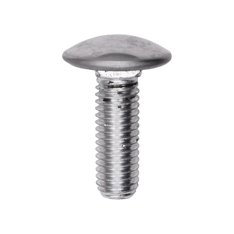 M8-1.25x25mm Pan Head Bumper Bolt with Stainless Steel Cap, Zinc
