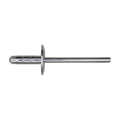 3/16" Stavex Rivet, 0.251"- 0.375" Grip, Steel Body, Steel Mandrel, Zinc