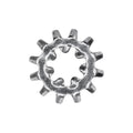 #10 Interior/Exterior Combination Lock Washer, 9/16" OD, Zinc