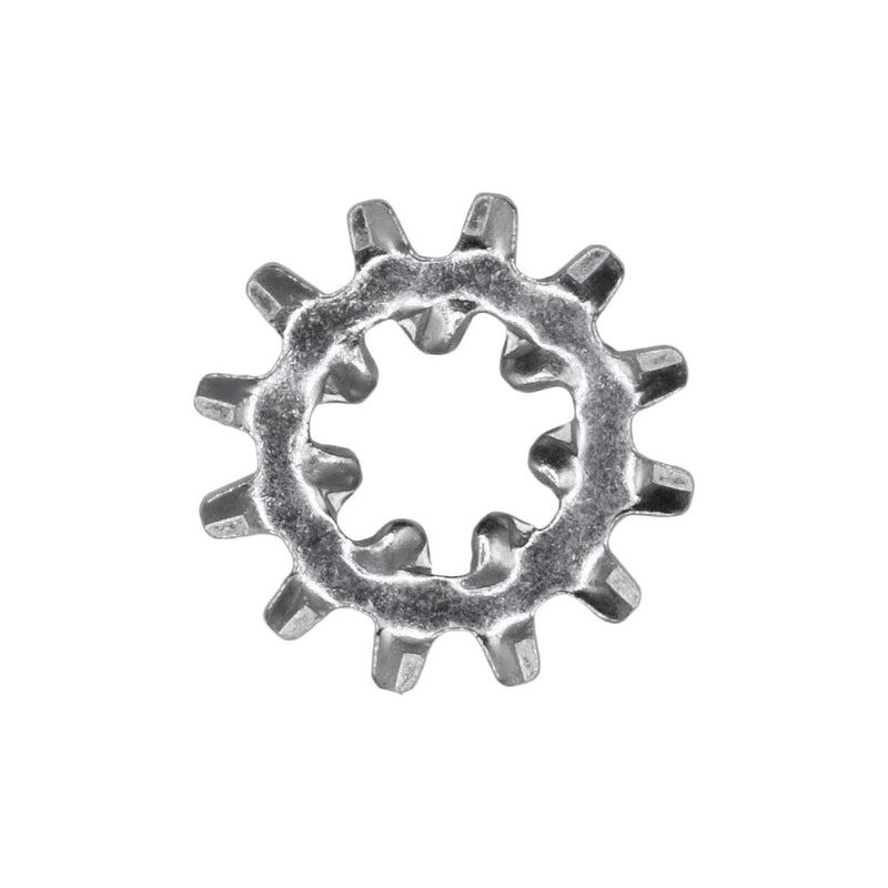 #10 Interior/Exterior Combination Lock Washer, 9/16" OD, Zinc