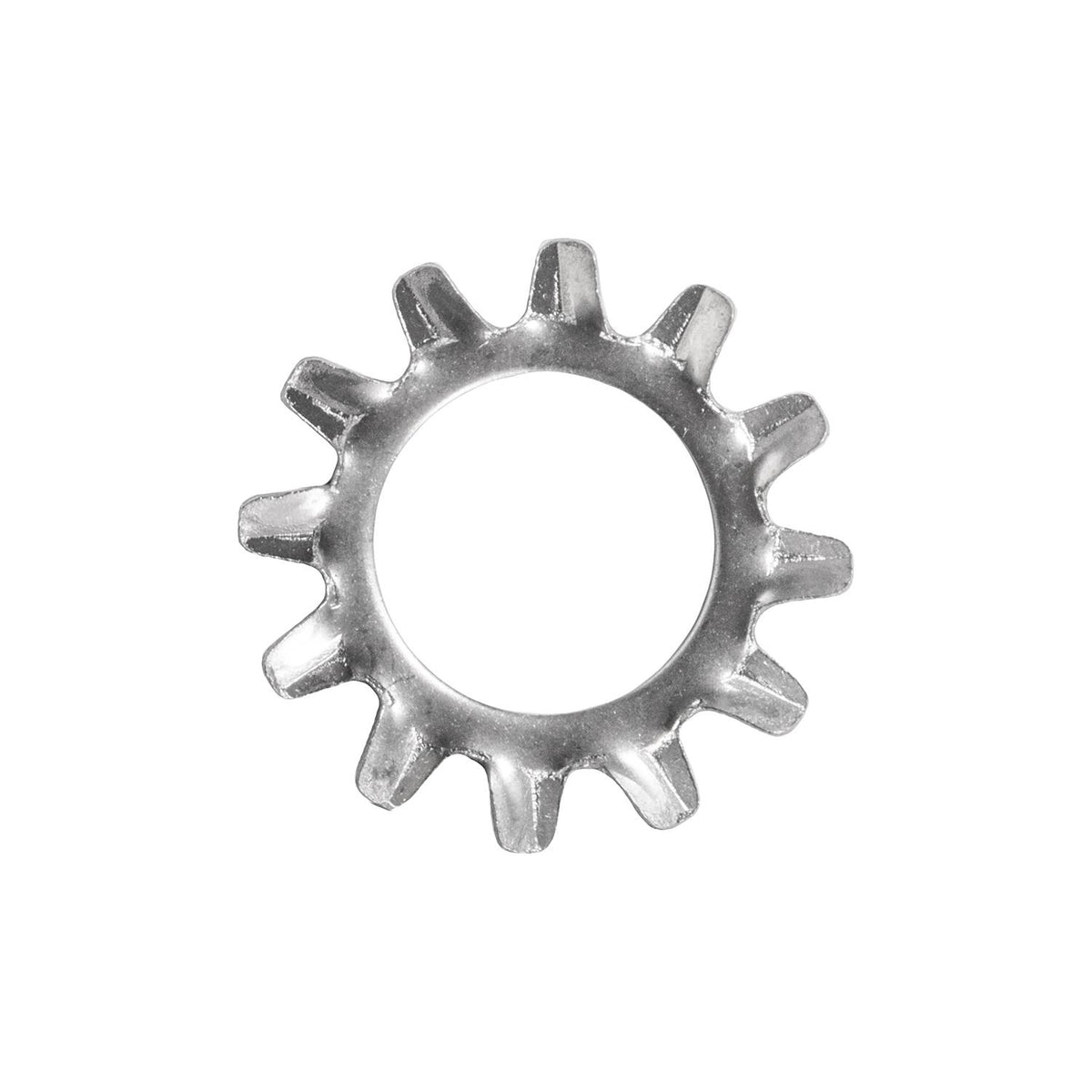 7/16" Interior/Exterior Combination Lock Washer, 1-1/32" OD, Zinc