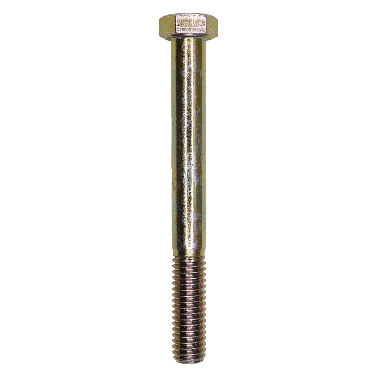 3/8"-16x3-1/2" Hex Head Alternator Bolt Grade 8 Cap Screw, Yellow Zinc Dichromate