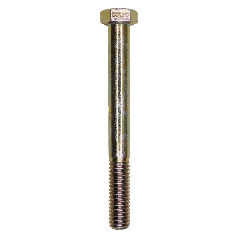 3/8"-16x3-1/2" Hex Head Alternator Bolt Grade 8 Cap Screw, Yellow Zinc Dichromate