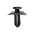 10mmx20mm Black Screw-Type Bumper Cover Retainer Head Size with Open End, 20mmx30mm Head