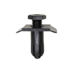 10mmx20mm Black Screw-Type Bumper Cover Retainer Head Size with Open End, 20mmx30mm Head