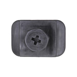 10mmx20mm Black Screw-Type Bumper Cover Retainer Head Size with Open End, 20mmx30mm Head