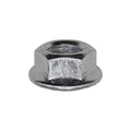 1/2"-13 Spin Lock Nut with Serrations, Zinc