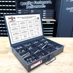 7/16"-14 Coarse 18-8 Stainless Steel Hex Cap Screws, Nuts, & Washers - 264 PCS