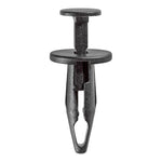 6mmx23mm Black Push-Type Fascia Retainer with Closed End, 15mm Head