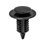 11/32"x3/4" Black Nylon Double Head Trim Panel Christmas Tree Retainer, 3/4" Head