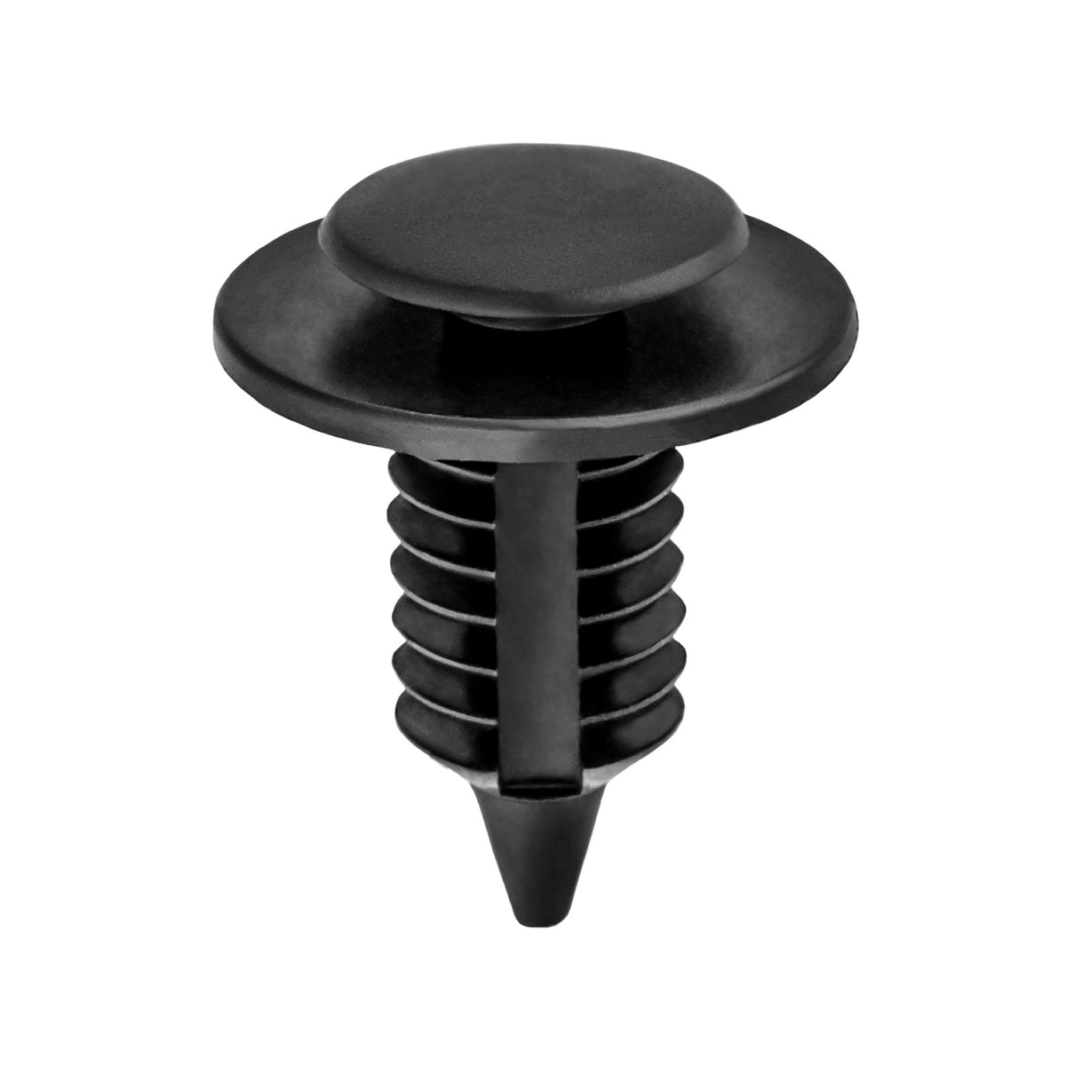 11/32"x3/4" Black Nylon Double Head Trim Panel Christmas Tree Retainer, 3/4" Head