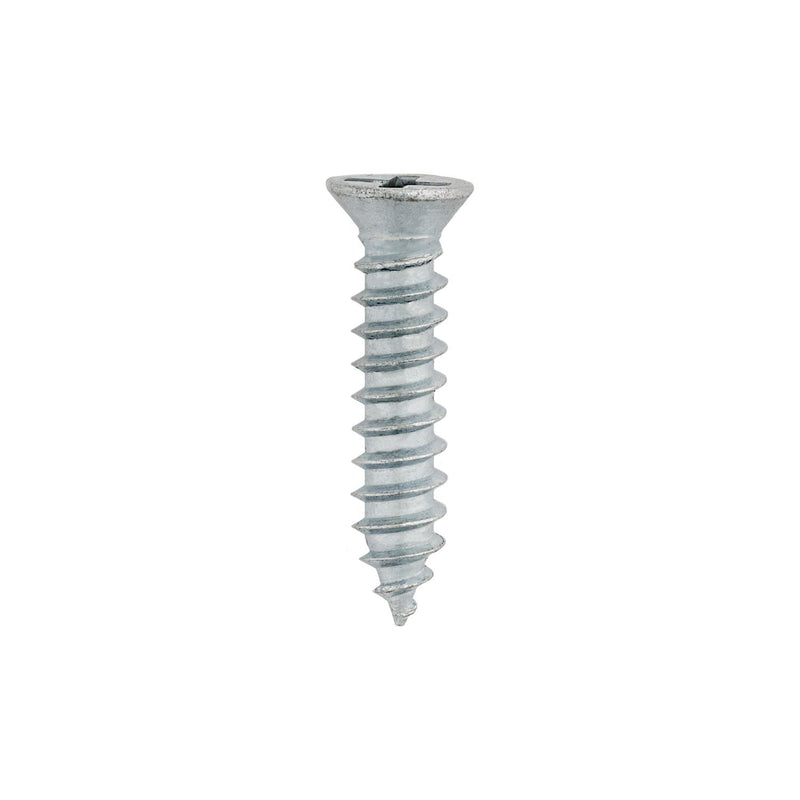 #8x3/4" Phillips Flat Head Tapping Screw, Type AB, Zinc, #6