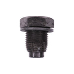 1/2"-20x13/16" Magnetic Drain Plug Triple Oversize with Gasket, Black Zinc