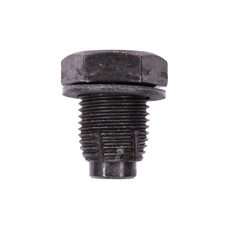 1/2"-20x13/16" Magnetic Drain Plug Triple Oversize with Gasket, Black Zinc