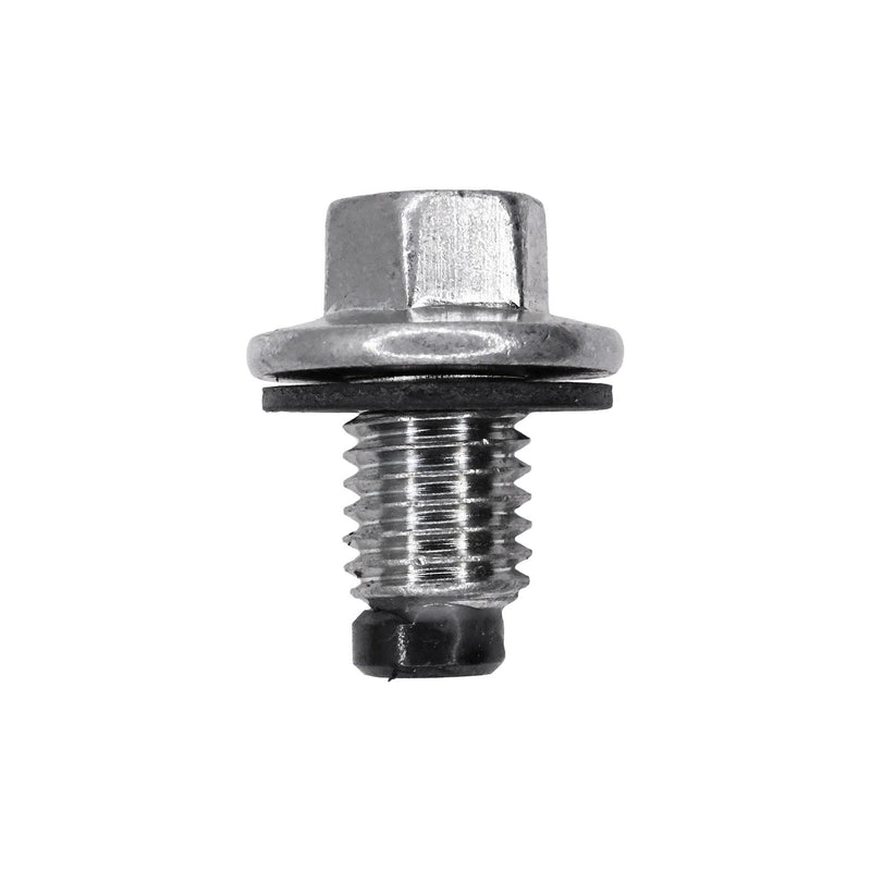 M12-1.75x19mm Magnetic Oil Drain Plug with Gasket, Zinc