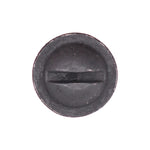 M6-1.0x16mm Slotted Truss Head Washer License Plate Screw, 9/16" Washer, Black E-Coat