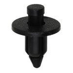 6.3mmx8mm Black Push-Type Retainer with Drive Pin, 15mm Head