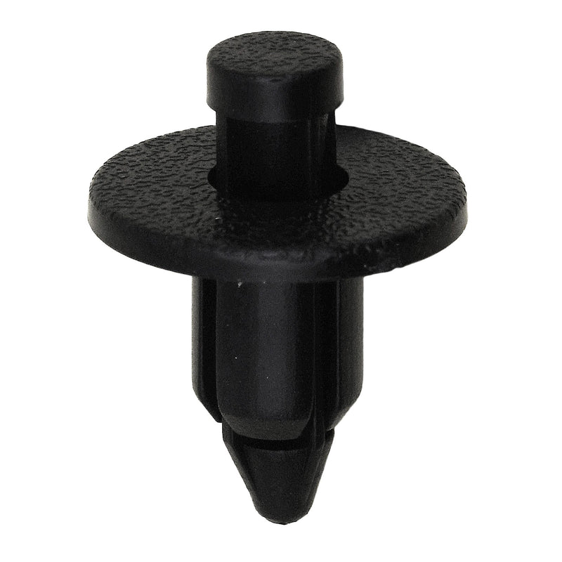 6.3mmx8mm Black Push-Type Retainer with Drive Pin, 15mm Head