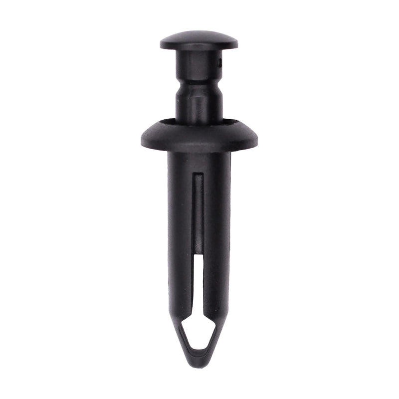 8mmx29mm Black Nylon Push-Type Rivet, Head, Long with Closed End, 15mm Head