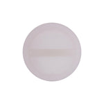 1/4"-20 Nylon License Plate Nut, 9/16" Washer Diameter