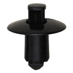 8mmx11mm Black Push-Type Bumper Cover Retainer with Drive Pin, 20mm Head