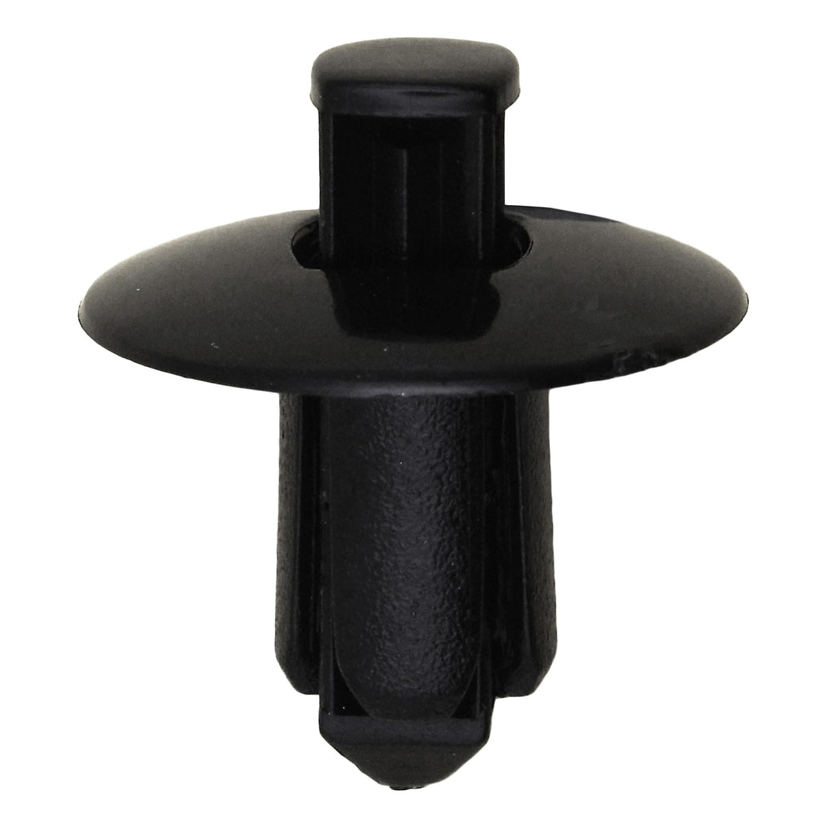 8mmx11mm Black Push-Type Bumper Cover Retainer with Drive Pin, 20mm Head