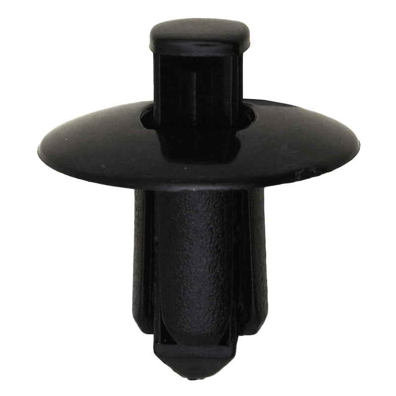 8mmx11mm Black Push-Type Bumper Cover Retainer with Drive Pin, 20mm Head