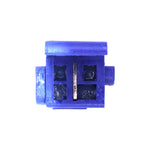 Blue Self-Stripping Connector Moisture Resistant Tap 18-14 Gauge
