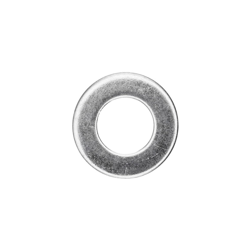 10mm DIN 125 Metric Flat Washer, 10.5mm ID, 21mm OD, Zinc, 2mm Thickness