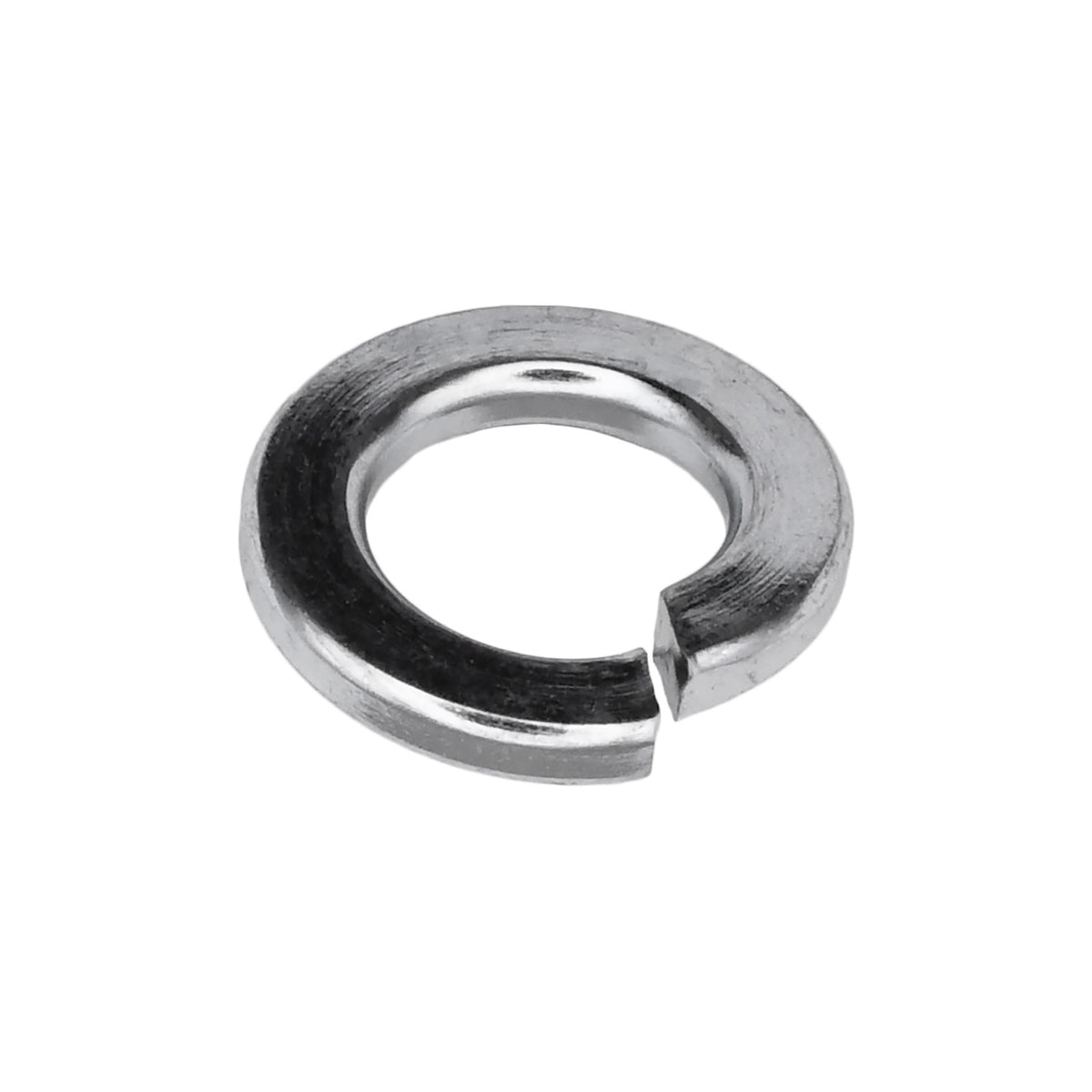8mm DIN 127 Metric Lock Washers, 8.2mm ID, 14.4mm OD, Zinc, Spring Steel